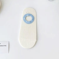 Lässige Socken Mit Farbblockmuster