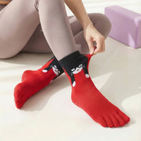 Fünfzehen-Antirutschsocken
