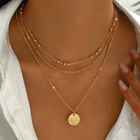 Vintage Böhmische Anhänger Halskette