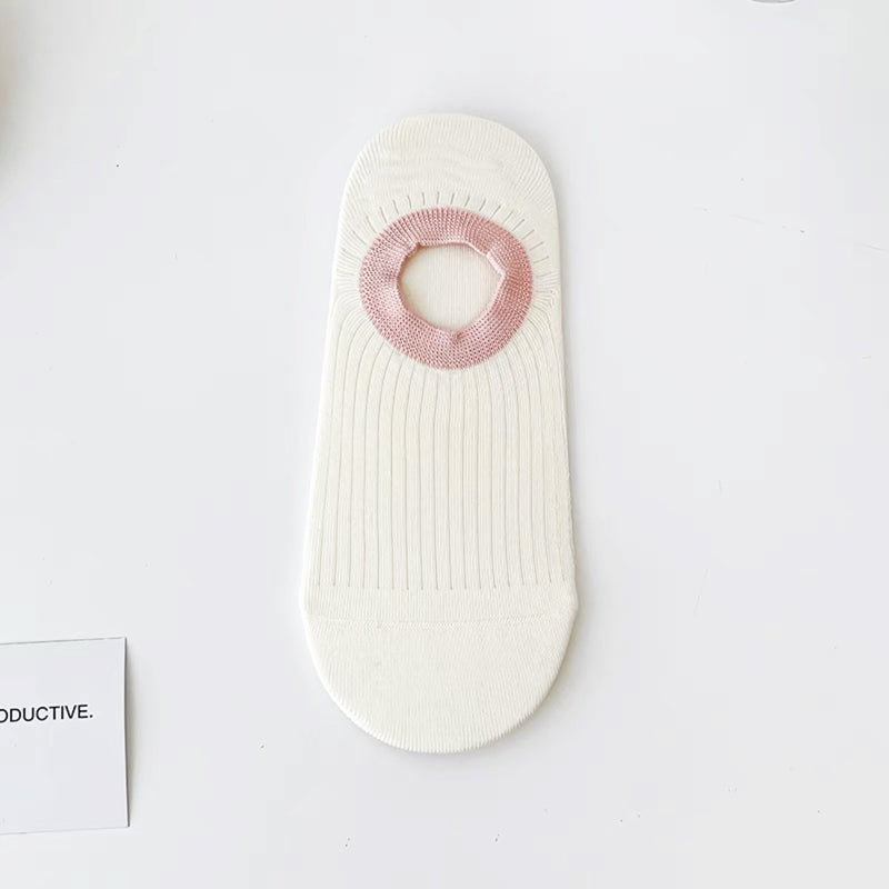 Lässige Socken Mit Farbblockmuster