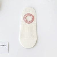 Lässige Socken Mit Farbblockmuster