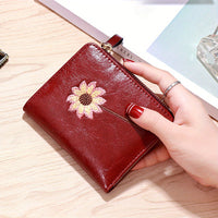 Vintage Geldbörse Mit Blumenmuster