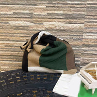 Vintage Patchwork-Stricktasche