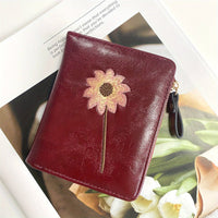 Vintage Geldbörse Mit Blumenmuster