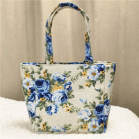 Vintage-Tasche Mit Blumenmuster