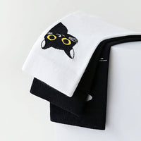 Lässige Socken Mit Katzenmotiv