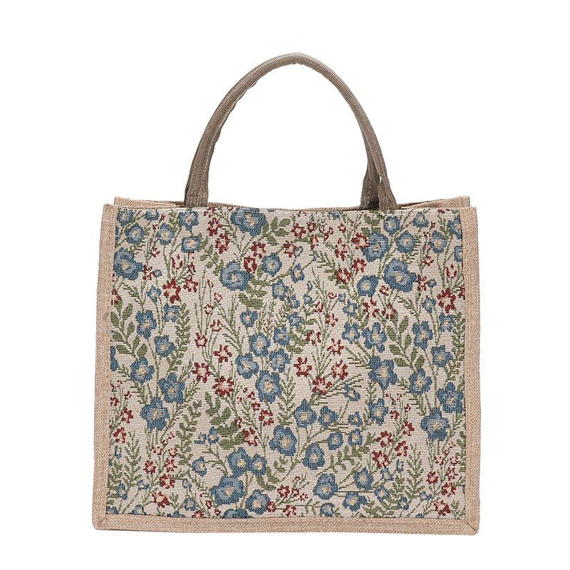 Vintage-Tasche Mit Blumenmuster