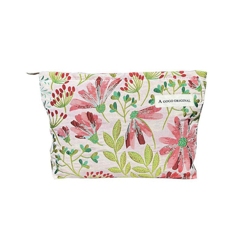 Vintage Tasche Mit Blumenstickerei