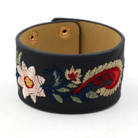 Vintage Böhmisches Blumenarmband