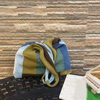 Vintage Patchwork-Stricktasche