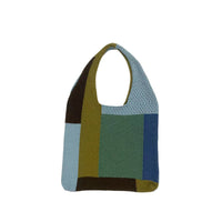 Vintage Patchwork-Stricktasche