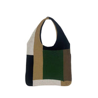 Vintage Patchwork-Stricktasche