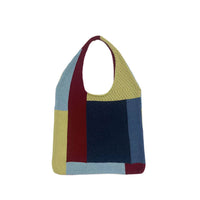 Vintage Patchwork-Stricktasche