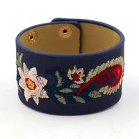 Vintage Böhmisches Blumenarmband