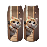 Lässige Socken Mit Animalprint