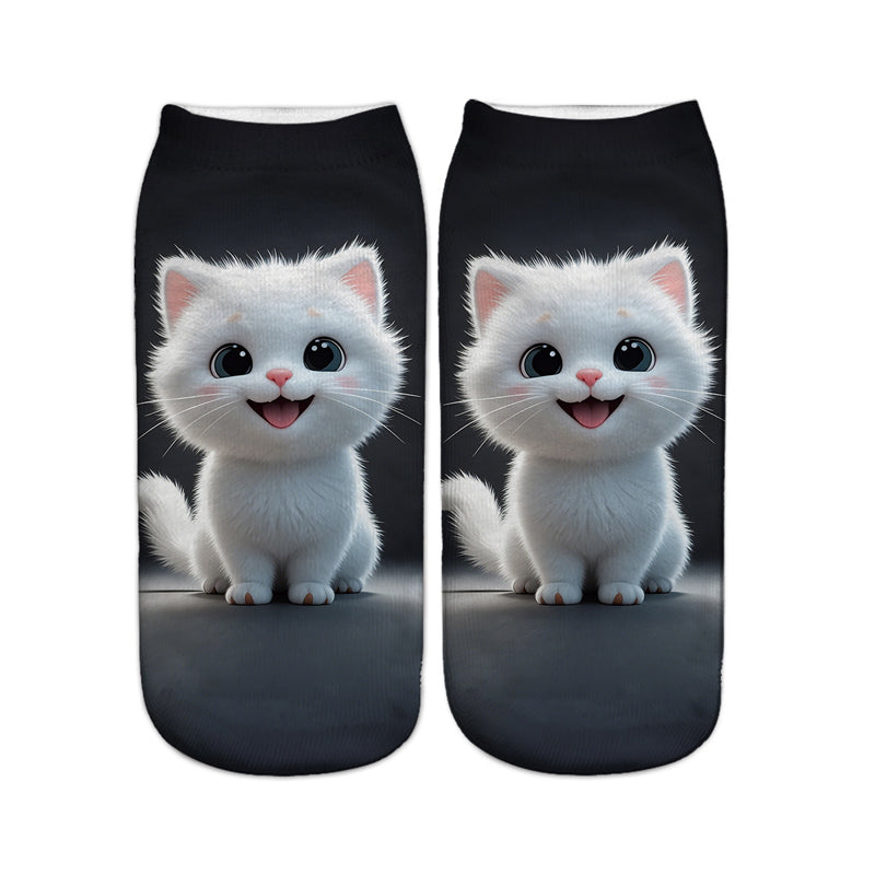 Lässige Socken Mit Animalprint