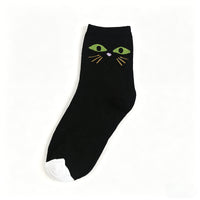Lässige Socken Mit Katzenmuster
