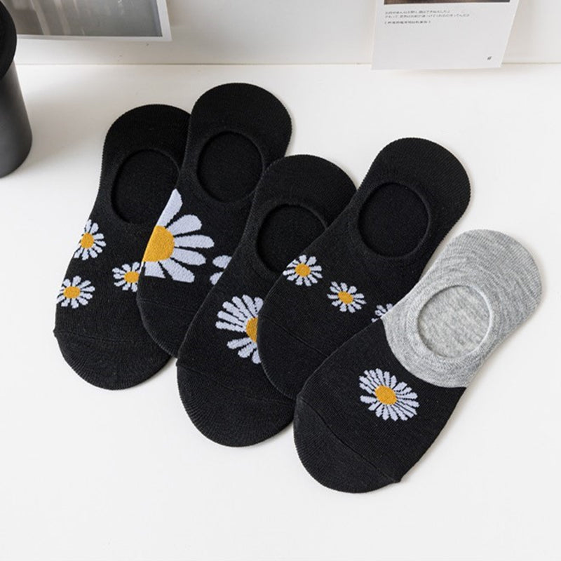 Lässige Socken Mit Chrysanthemenmuster