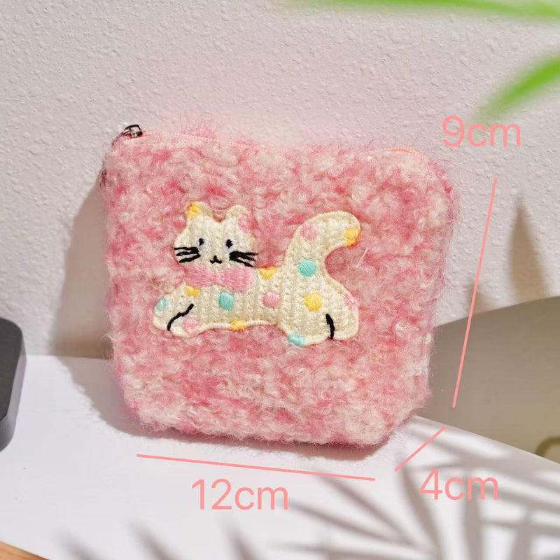 Geldbörse Mit Cartoon-Katze