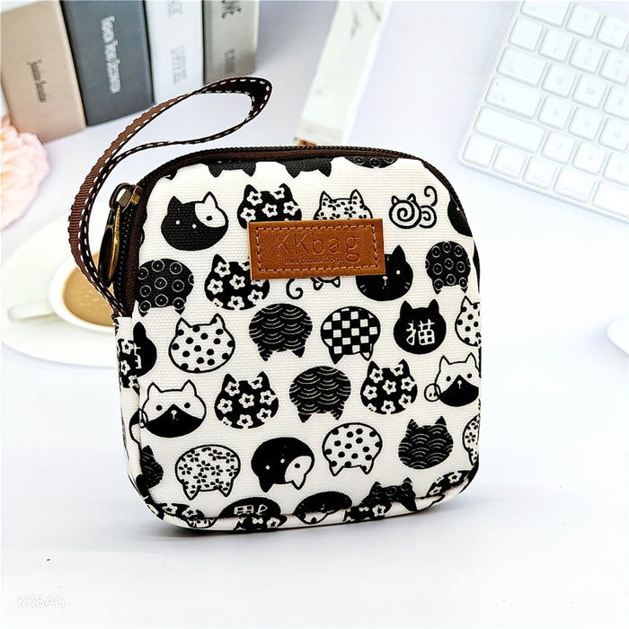 Lässige Tasche Mit Katzenmuster
