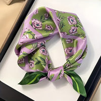 Vintage-Schal Mit Blumenmuster