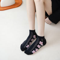 Lässige Socken Mit Blumenmuster