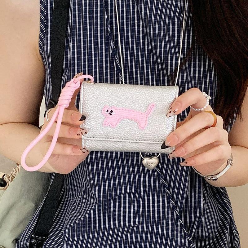 Geldbörse Mit Cartoon-Katze