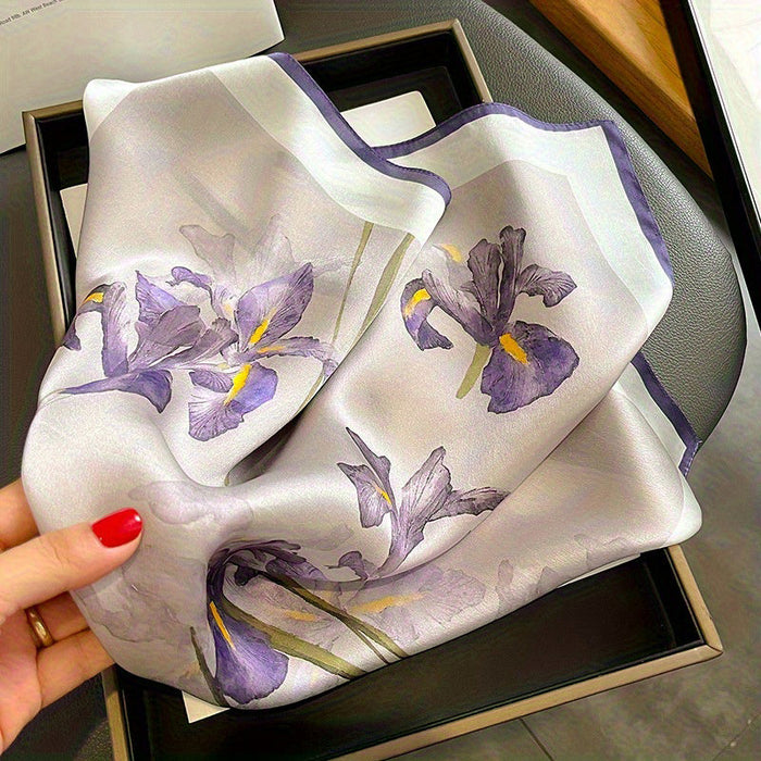 Vintage-Schal Mit Blumenmuster