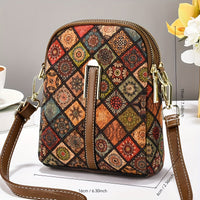 Vintage-Tasche Im Ethno-Stil