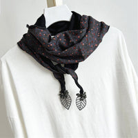 Vintage-Schal Mit Blumenmuster
