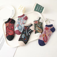 Vintage-Socken Mit Blumenmuster