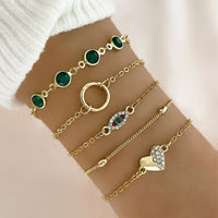 Bohemien Herz Armband