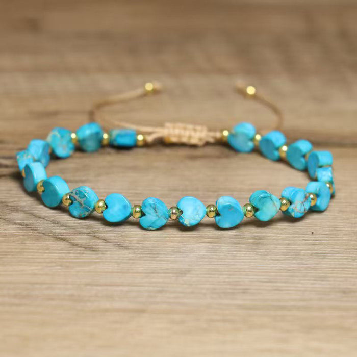 Handgeflochtenes Herz-Armband