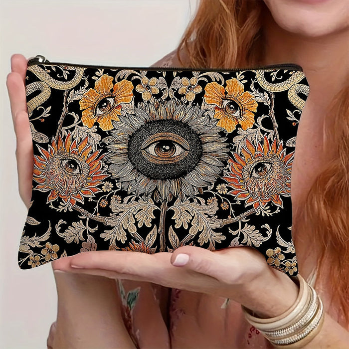 Vintage-Tasche Mit Abstraktem Design