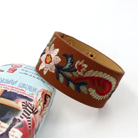 Vintage Böhmisches Blumenarmband