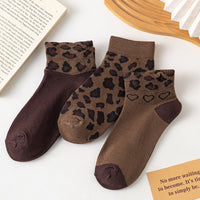 Vintage-Socken Mit Leopardenmuster