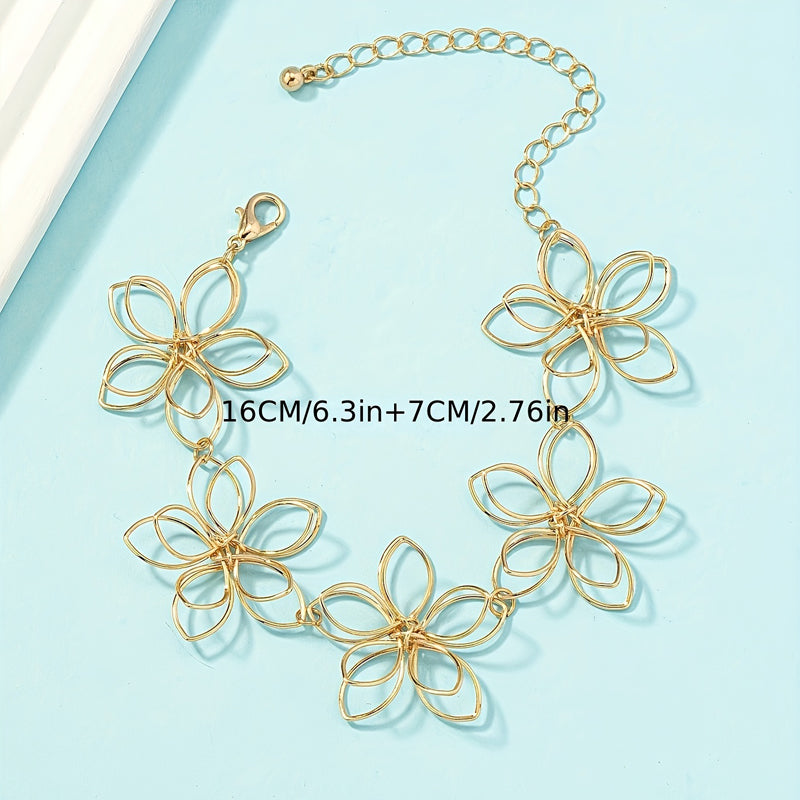 Vintage-Blumenarmband