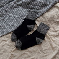 Lässige Socken Mit Farbblockmuster