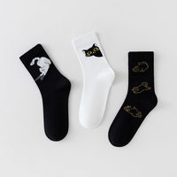 Lässige Socken Mit Katzenmotiv