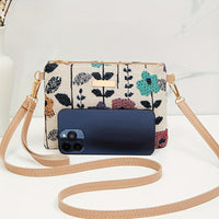 Vintage-Tasche Mit Blumenmuster