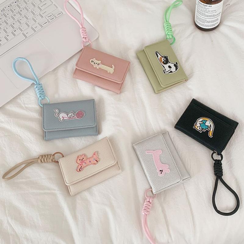 Geldbörse Mit Cartoon-Katze