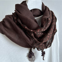 Vintage-Schal Mit Blumenmuster