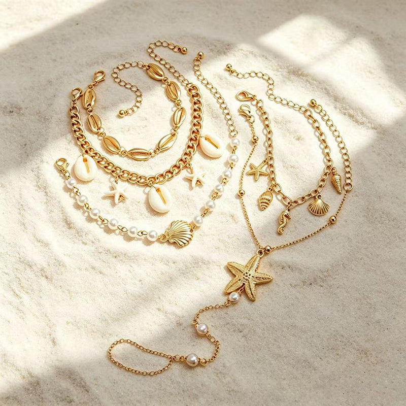 Vintage-Armbandset Im Bohème-Stil