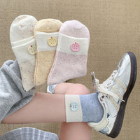 Lässige Socken Mit Farbblock