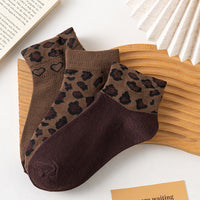 Vintage-Socken Mit Leopardenmuster