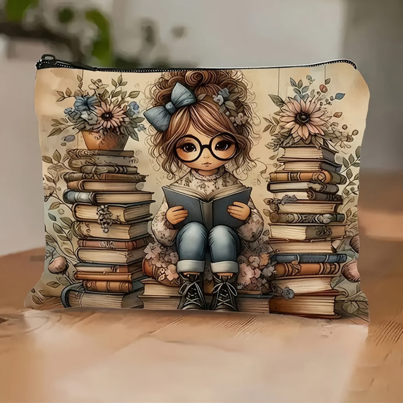 Tasche Mit Niedlichem Mädchenmotiv