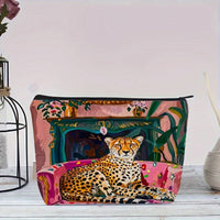 Vintage-Tasche Mit Leopardenmuster