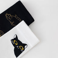 Lässige Socken Mit Katzenmotiv