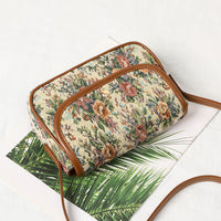 Vintage-Tasche Mit Blumenmuster