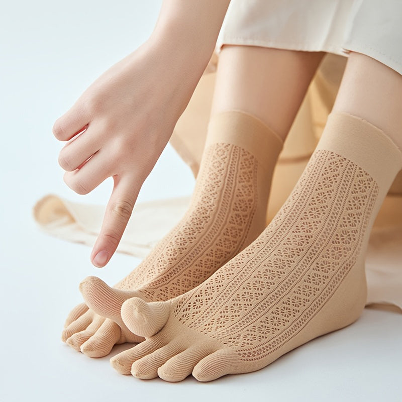 Atmungsaktive Fünf-Zehen-Socken